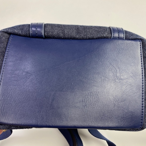 Tommy Hilfiger Demin Synthetic Leather Mini Backpack Blue main image 7